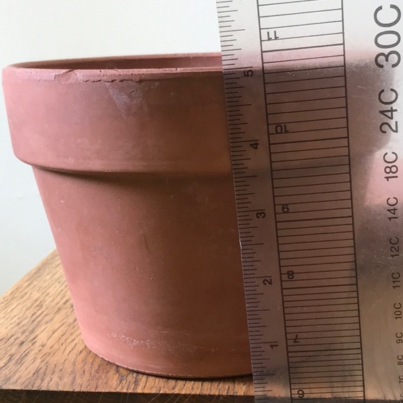 Vintage Terracotta Clay Pot with made in Italy Saucer - Picture 6 of 8